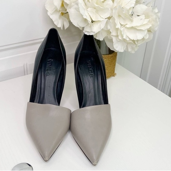 Vince Shoes - Vince D'Orsay Two-Tone Pumps - size 6.5. #024